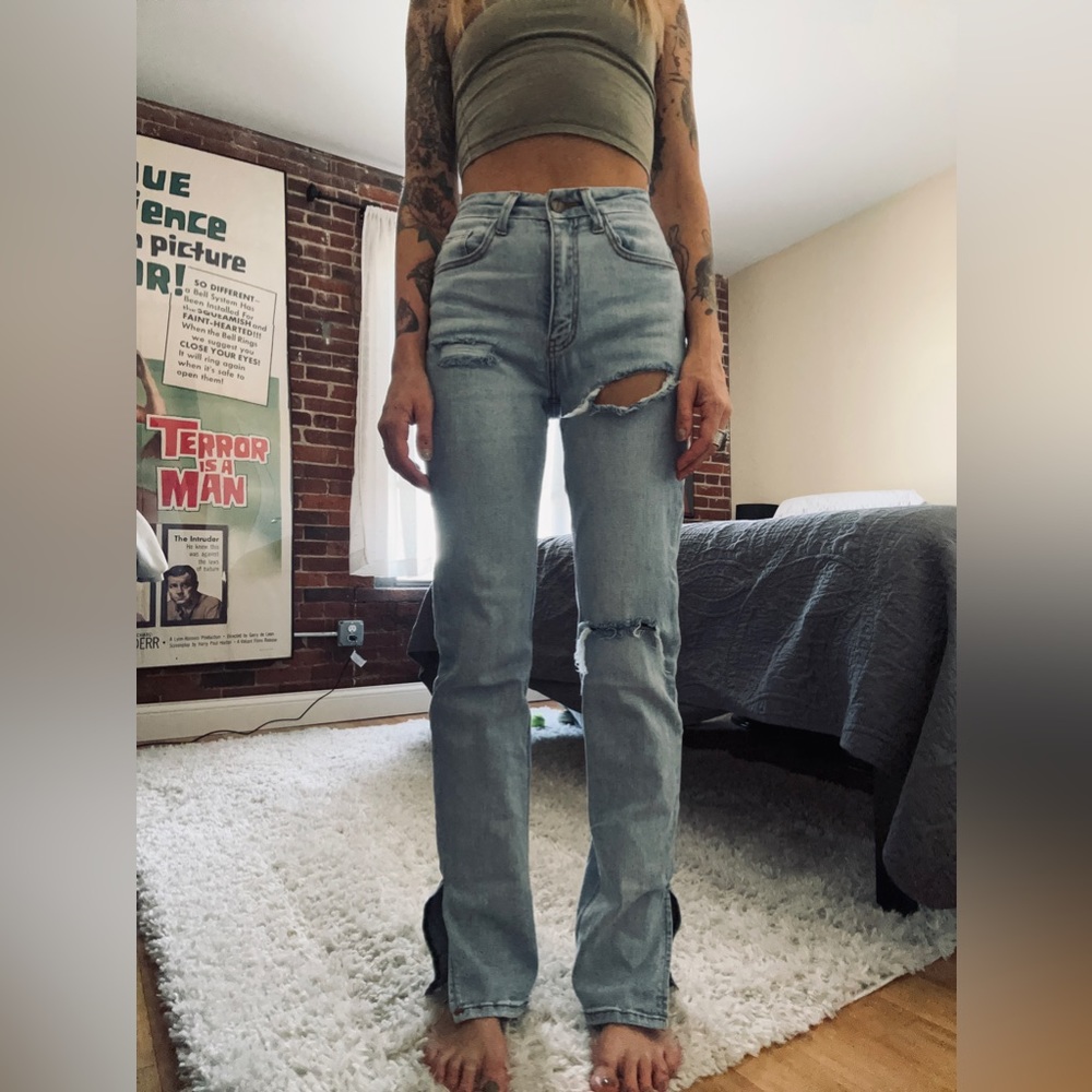 DOGMA high-waisted jeans // size 1